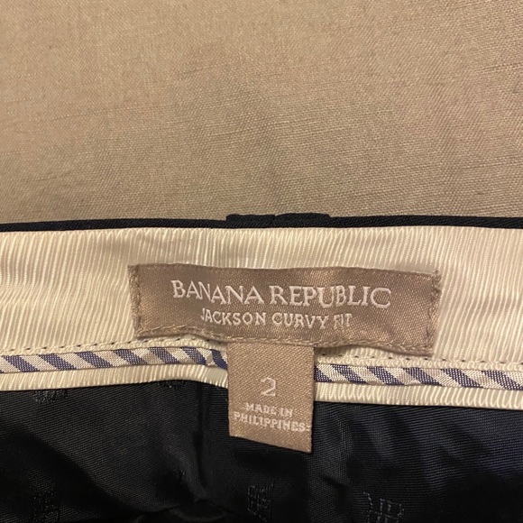 Banana Republic Jackson Curvy fit size 2 Navy - Picture 2 of 3